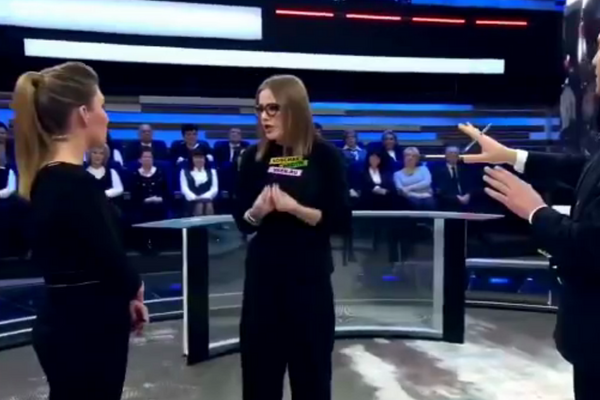 "Мы захватываем чужие территории!" Собчак вправила мозги Скабеевой в прямом эфире. Видео)