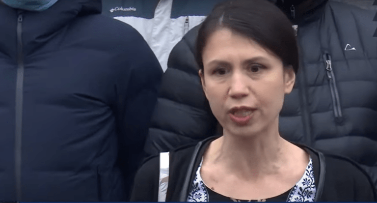 Черновол: "Я поджигала офис Партии регионов, чтобы отвлечь внимание карателей"....(Видео)