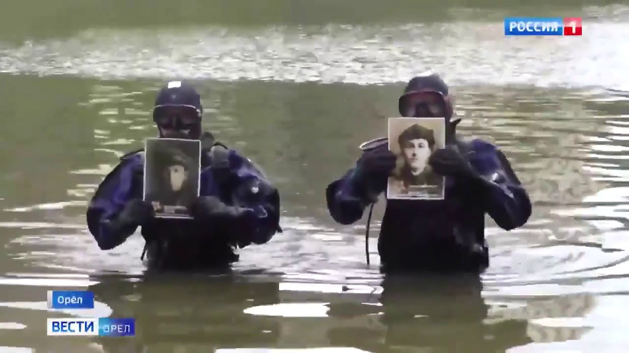 Такого вы нигде не увидите: акция "Бессмертного полка" в воде: водолазы прошли с портретами ветеранов по дну Оки