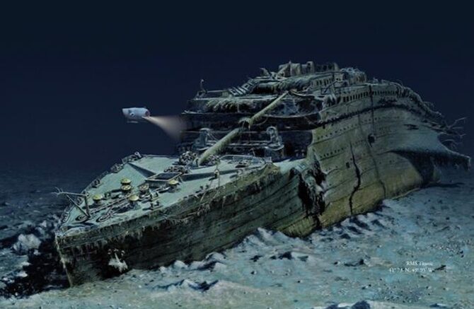 Титаник, погружающийся в морг