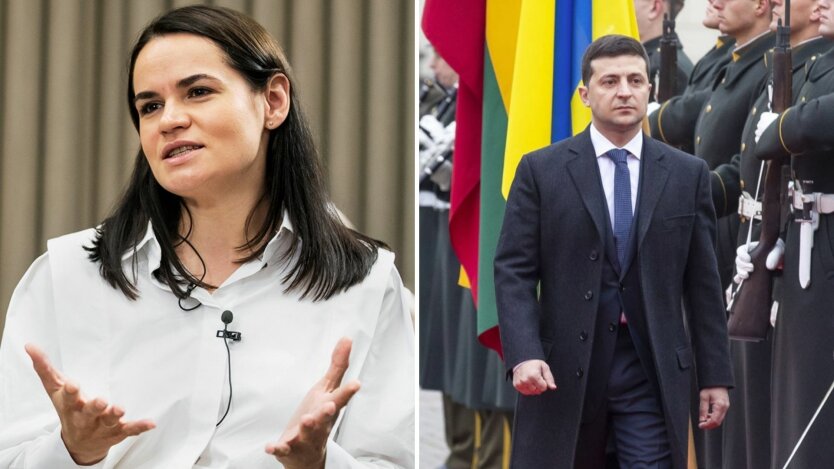 Тихановская заявила, что неофициально встречалась с Зеленским