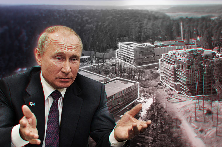 "Путин-мост и VIP-лечебница": еще один "дворец Путина" - с царским роялем и "элитными" мусорками: фото