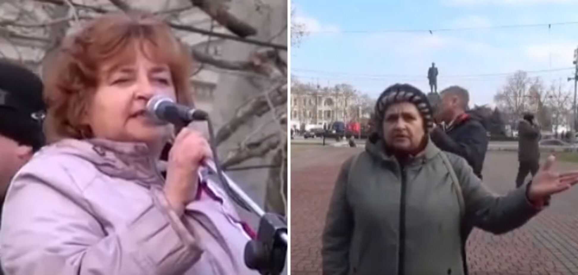 Глава "Русской общины Севастополя" назвала оккупантов "пришлой ратью". ВИДЕО