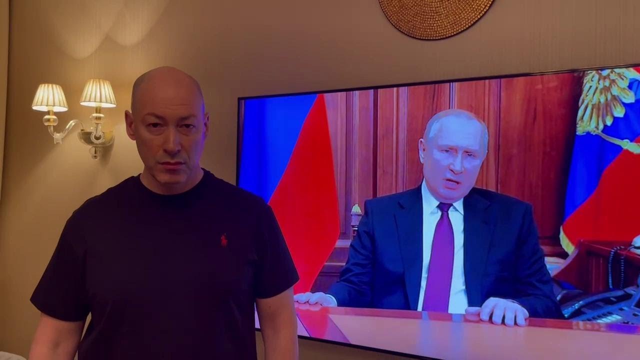Обращение Гордона к украинцам, российским матерям, Дудю и Собчак в связи с началом войны