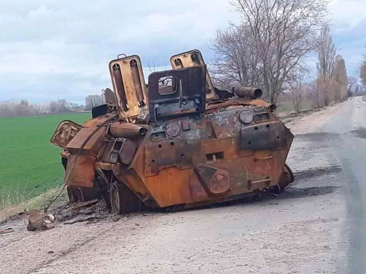 Остатки российской 90-й танковой дивизии показали на фото