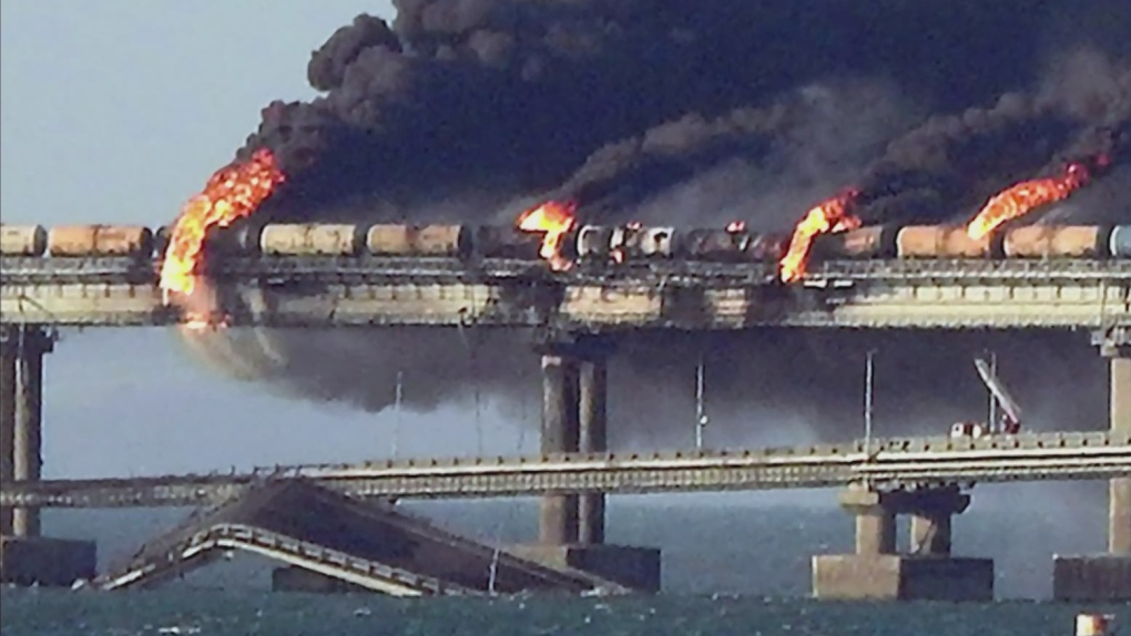 Эксперты объяснили, как взрыв грузовика мог привести к обрушению на Крымском мосту