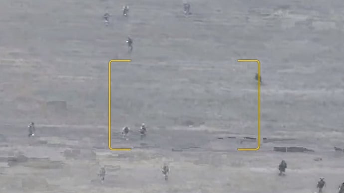 Генштаб показал видео самоубийственной попытки наступления оккупантов в Запорожской области