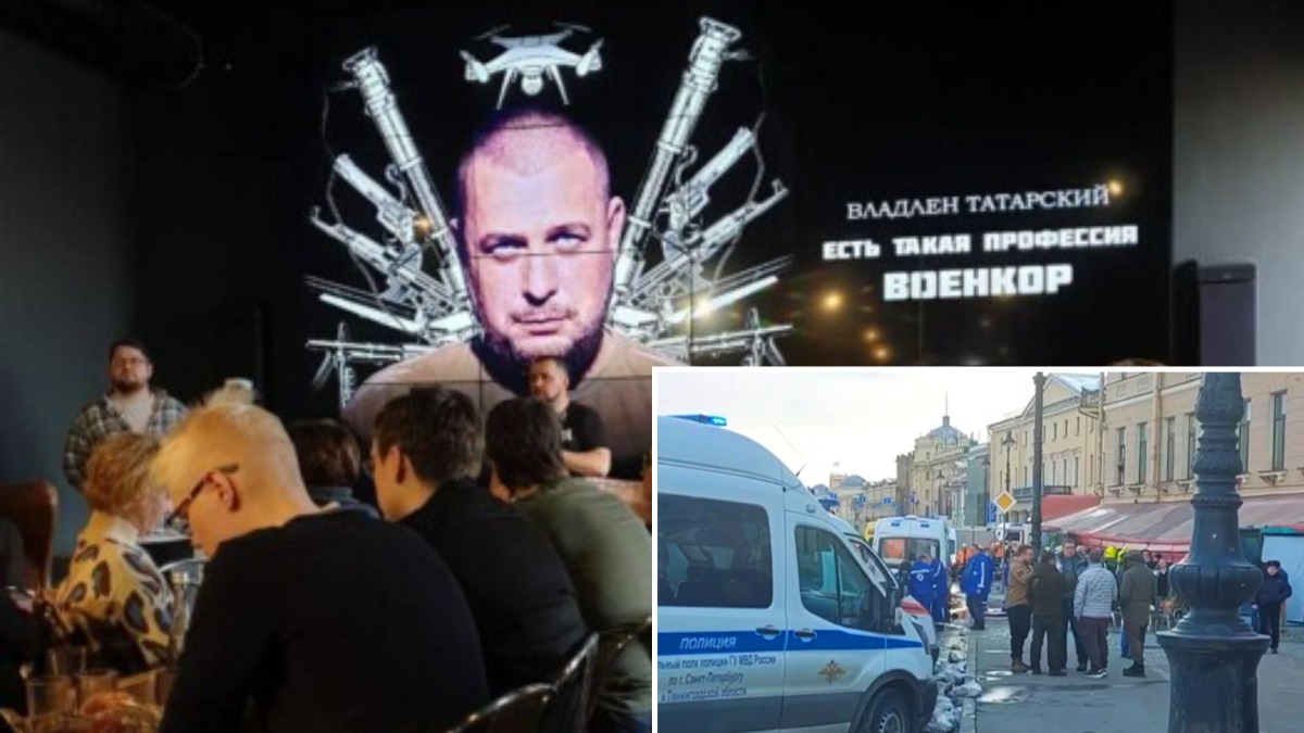 ⚡Получил статуэтку "Гойда": В Петербурге взорвали "военкора" Татарского в принадлежащем Пригожину кафе (Видео)