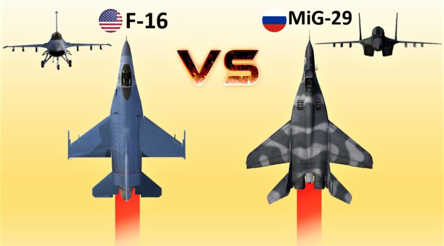 Миг-29 проигрывает во всех воздушных боях F-16