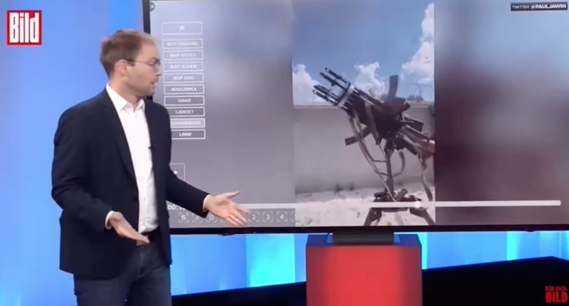 Украинские военные создали самодельный зенитный комплекс из автоматов Калашникова (Видео)