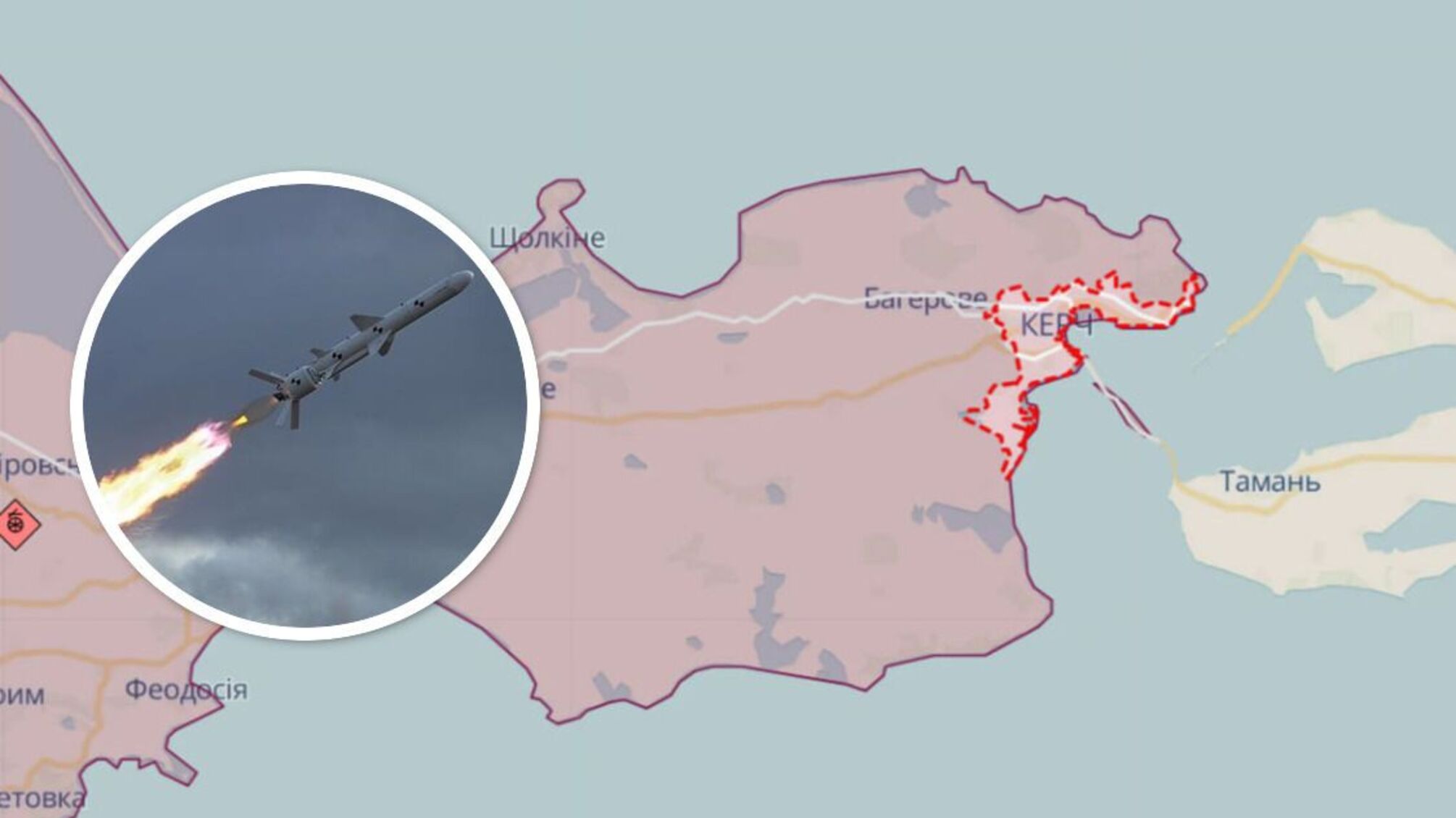Украина впервые показала, что может достать ракетой до Крымского моста, оккупанты остановили движение (Видео)
