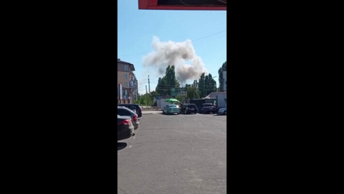 ВСУ поразили пункт управления армии РФ в Новой Каховке (Видео)