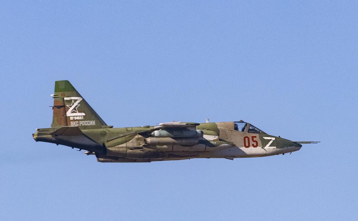 Оккупанты сбили свой штурмовик Су-25