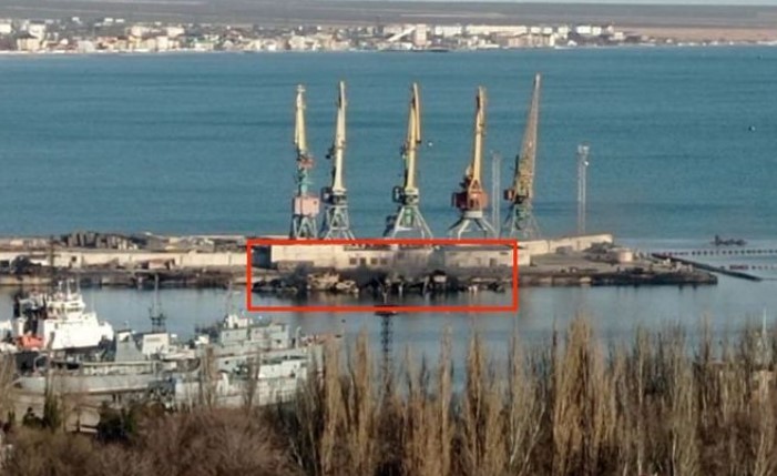 От российского корабля "Новочеркасск" остался "скелет", экипаж погиб, - Игнат