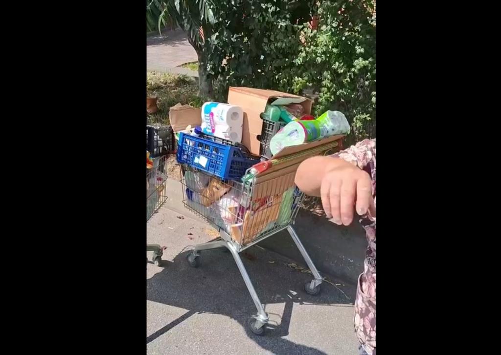 Наташа, помоги. Мочегонное какое?: Жители Суджи мародерят магазины и аптеки (Видео)