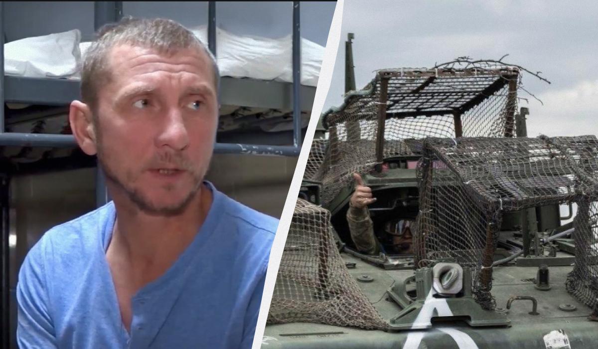 "А че я ему скажу?": пленный на Курщине контрактник дал интервью журналистам