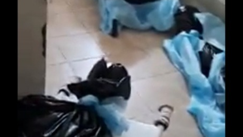 Сеть поразило видео огромного морга российской армии
