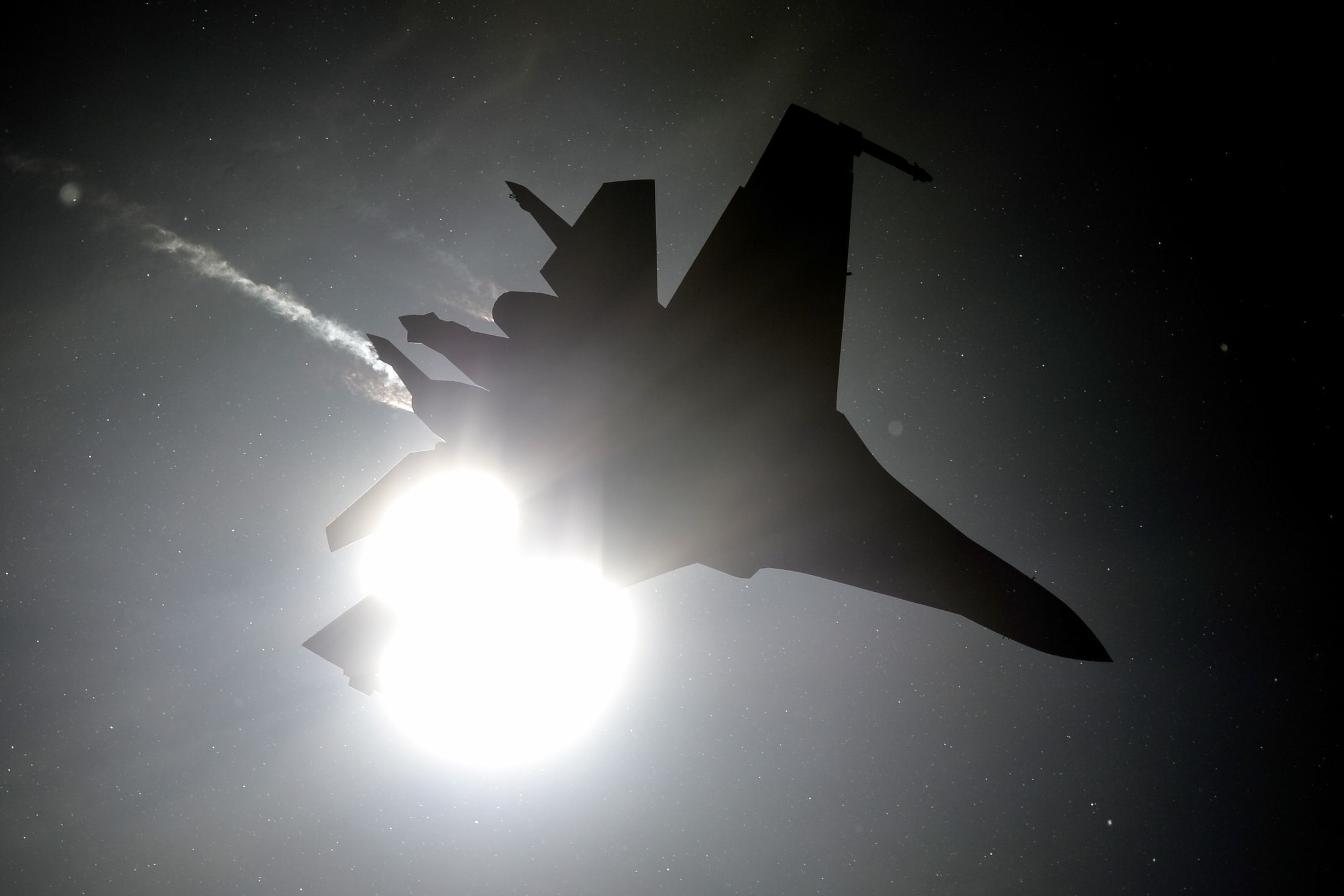 В Крыму разбился российский истребитель Су-30