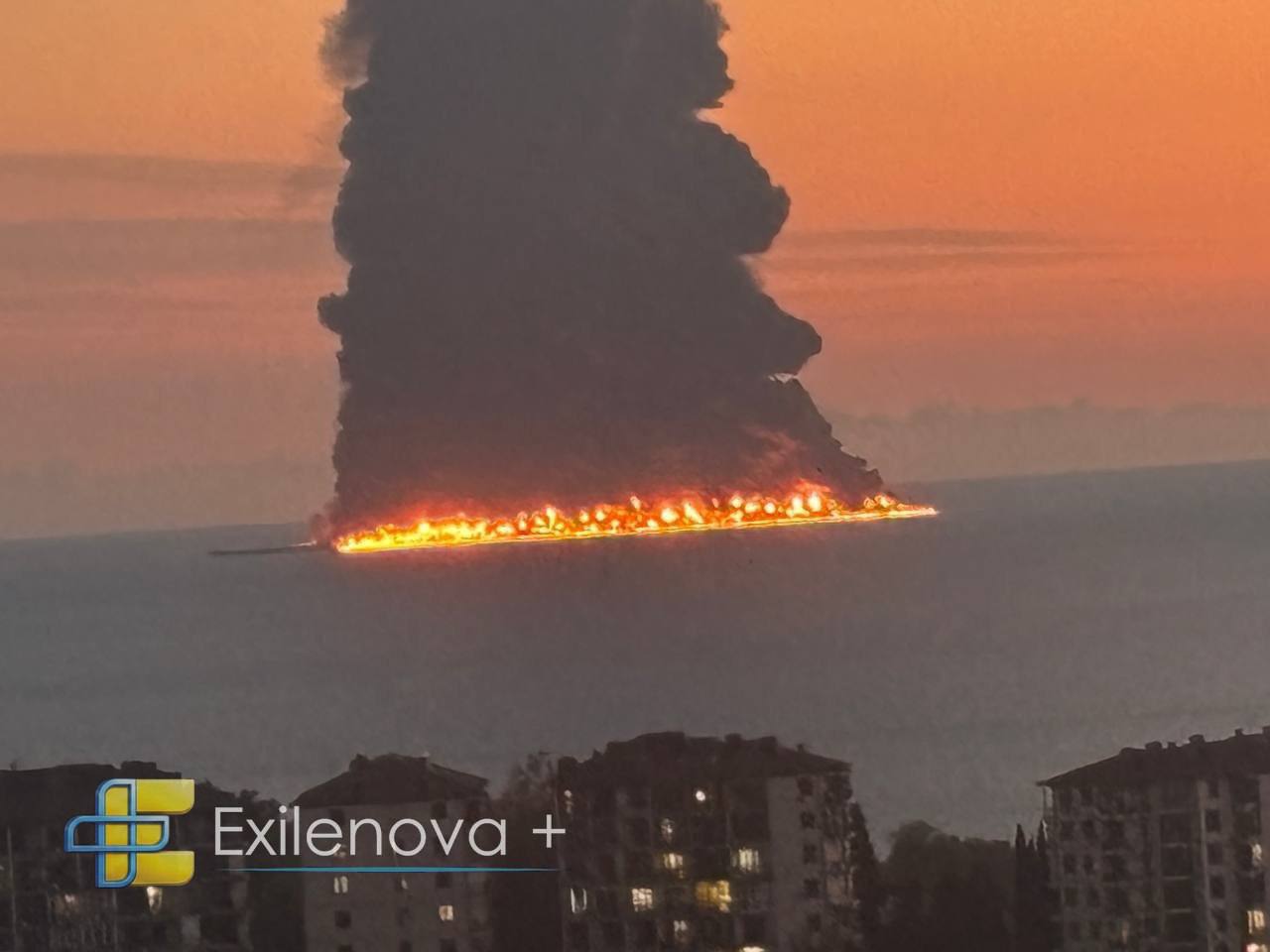 Море горит