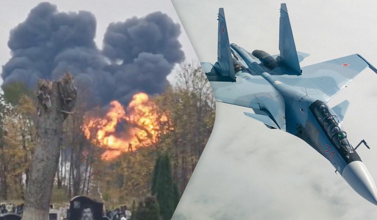 Под Калининградом разбился российский истребитель Су-30СМ, - СМИ